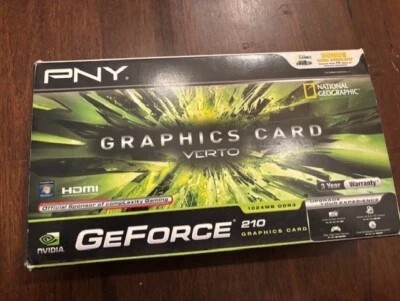 PNY NVIDIA GeForce 210 Graphics Card UNTESTED - Image 1 of 4