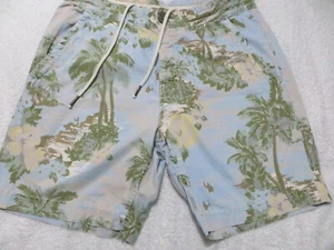 ONEILL MENS CHINO STYLE SHORTS PALM TREE ISLANDS .L 8" .W 32" SIZE M - Picture 1 of 4