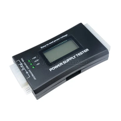 Digital LCD PC Computer 20/24 Pin SATA HDD Testers PC Power Supply Tester - Bild 1 von 4