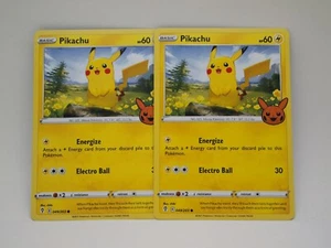 2x Pikachu Pokémon Trick or Trade Booster Set 049/203 Halloween NM - Bild 1 von 1