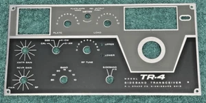 DRAKE TR-4 Sideband Transceiver Faceplate...New Old Stock - Zdjęcie 1 z 5