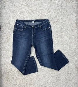 Maurices Sz 22 Short Womens Denim Jeans Distressed Pants - Picture 1 of 12
