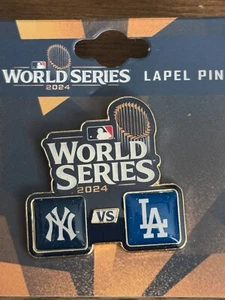 New York YANKEES Los Angeles DODGERS 2024 Stadium Dueling World Series Pin - Picture 1 of 2