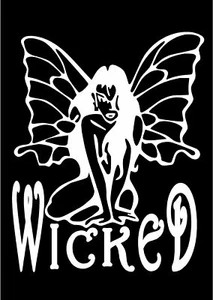 Wicked Fairy Decal Sexy Pixie Sprite graphic car truck window vinyl sticker - Picture 1 of 2