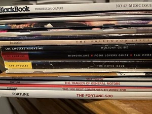 Vintage LOT of5 PEOPLE MAG& 4x FORTUNE,EIR,The Economist, Black Boo - Picture 1 of 4