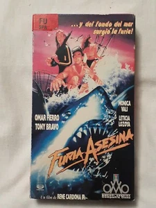 Furia Asesina VHS rare horror tintorera sequel jaws Spanish GRAIL TESTED WORKS - Picture 1 of 8