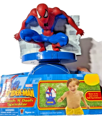 Spider-Man Splash n Dash Sprinkler 2007 New In Box Web Shooter Fast Shipping - Image 1 of 4