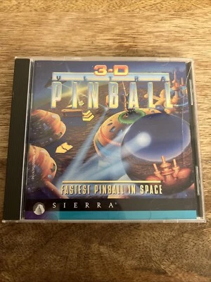 3-D Pinball Video Game Pc Cd-ROM T-Teen Sierra - Image 1 of 4