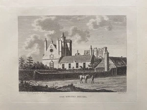 Impresión antigua de 1788: The Wryte's Houses, Portsburgh, Edimburgo por Francis Grose - Imagen 1 de 2