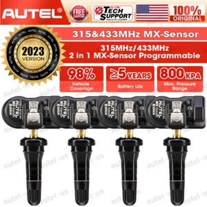 4Pcs Programmable Universal Car TPMS Sensor Tire Pressure Tester Autel MX-Sensor - Picture 1 of 12