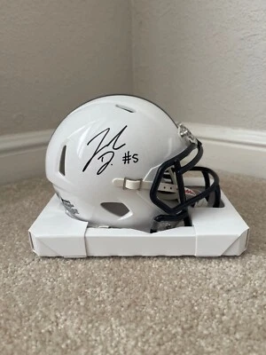 Autographed Jahan Dotson Penn State Speed Mini Helmet Beckett Witness - Image 1 of 4