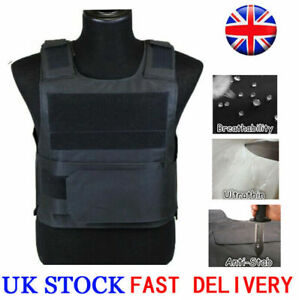 Anti-Stab Knife Proof Vest Protecting Body Armour Defence Security Safe Guard BK