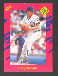 1990 Classic Update (Pink) - CHICAGO CUBS Greg Maddux - Picture 1 of 1