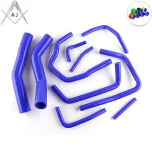 Manguera de radiador de silicona azul para Toyota Land Cruiser HDJ80 1HDT diésel 1990-1997 - Imagen 1 de 4