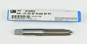Union Butterfield 1585 3/8-24 H3 3FL Spiral Point Plug Tap 1010324 - Imagen 1 de 1