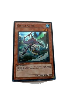 YuGiOh HA05-EN031 Gishki Abyss super 1st Edition Hidden Arsenal 5 Nm - Image 1 of 3