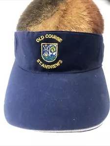 Visera de golf abierta 1995 St. Andrews Old Course azul insignia internacional nueva con etiquetas - Imagen 1 de 8