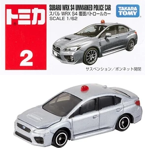Takara Tomy Tomica No.2 Subaru WRX S4 Unmarked Police Car From Japan - Picture 1 of 4