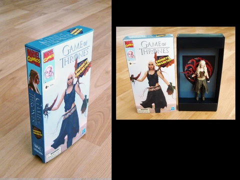 Game of Thrones 6" DAENERYS TARGARYEN in Custom Marvel Legends VHS Box Cover