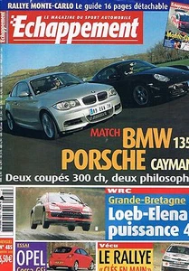 Auspuff Nr. 485 Januar 2008: Match BMW 135i - Porsche Cayman S - Bild 1 von 1