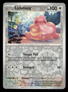 Lickitung SV05: Temporal Forces #124/162 Reverse Holo Common Pokemon NM - Picture 1 of 2