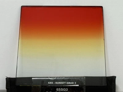 Tiffen 6.6 x 6.6 Sunset 3 / Clear Grad Filter Graduated 6x6 - Image 1 of 2