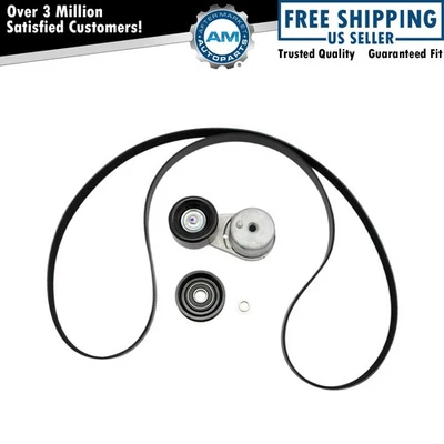 Kit de componentes de transmisión por correa Gates Serpentine para Nissan Frontier Xterra Pathfinder Foto 1 de 4