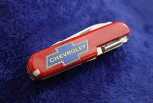 Novelty Chevy Bowtie 11 Blade/Tool Pocket Knife Accessory GM Camaro Truck Impala - Picture 1 of 16