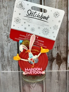 2023 Disney Parks Roger Coniglio Un Marrone Cartone Animato 35° Sketchbook Ornamento Nuovo con etichette - Foto 1 di 5