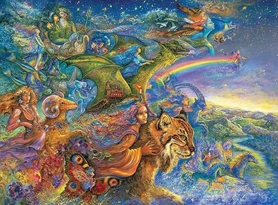 THE RACE New UK Fairy Fantasy Josephine Wall 1000 pieces Jigsaw Puzzle RARE - Image 1 of 4