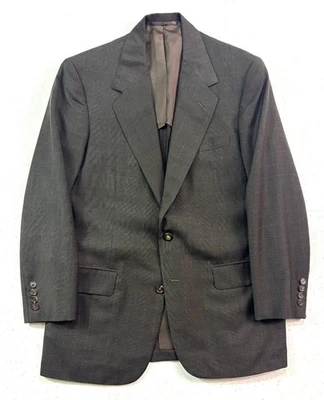 vtg Oxxford 38S Brown Glen Plaid Blazer Jacket Sport Suit Coat Manhattan - Image 1 of 4