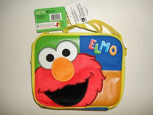 Sesame Street Elmo Insulated Lunch Bag - Colors Box Case School Boys Girls - Picture 1 of 2