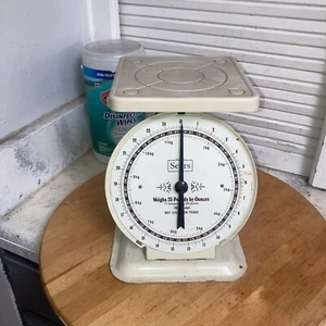 Vintage MCM Sears Küchenwaage 25lbs - getestet, funktioniert super, top 1906 Mod. - Bild 1 von 9