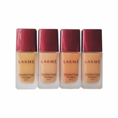 Lakme Invisible Finish Foundation SPF 8 (25 ml ) Select Shade: 01 / 02 / 04 / 05 Foto 1 de 4