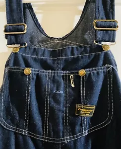 Vintage Sears Roebucks Denim blau Jeans Bauernhof Arbeit Trucker Lätzchen Overalls Union Made - Bild 1 von 5