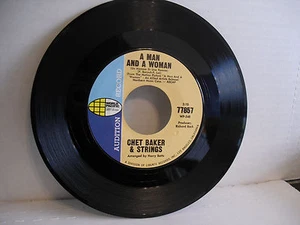 Chet Baker, A Man And A Woman / All, World Pacific Records 77857, 1966, PROMO - Picture 1 of 4