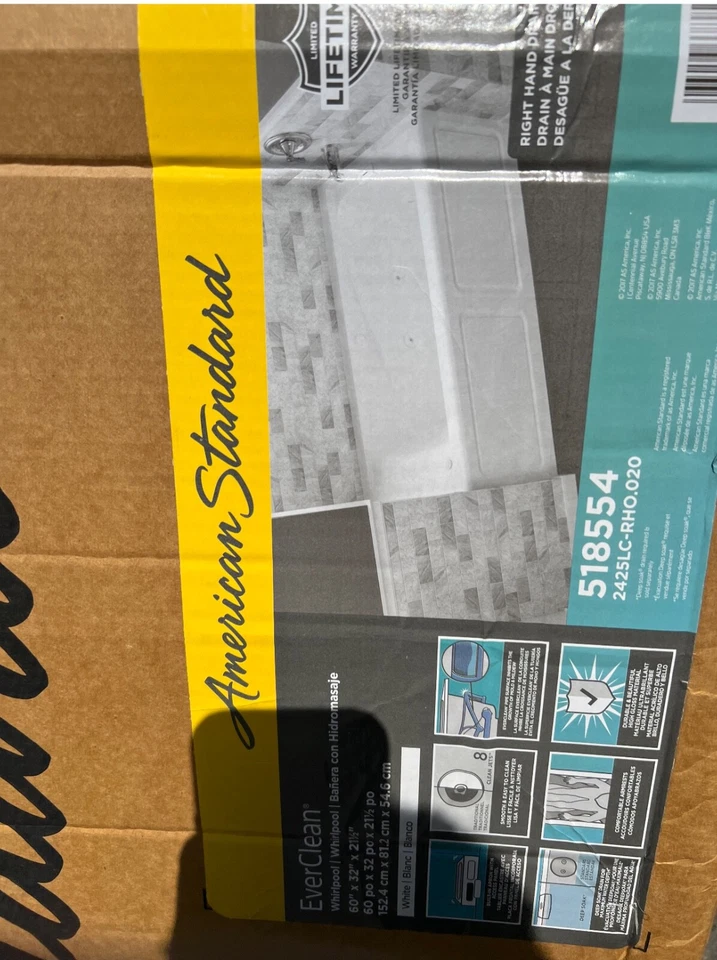 bath tub with whirlpool jets - Image 1 of 1