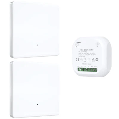 Funk Empfänger Funkschalter Licht 230V mit Sender Kabellos Lichtschalter Set~ - Bild 1 von 4