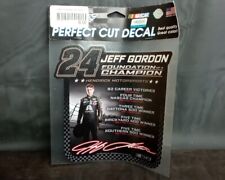  JEFF GORDON #24 FOUNDATION OF A CHAMPION NASCAR 8" X 8" PERFECT CUT DECAL 