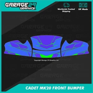 CADET KART MK20 VORDERE STOßSTANGE AUFKLEBER-KIT - ZYKLON - FARBE 3 - ANPASSBAR - Bild 1 von 3