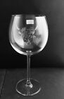 Highland Cow Engraved Dartington Crystal Gin Glass With Slate Coaster Gift Set
