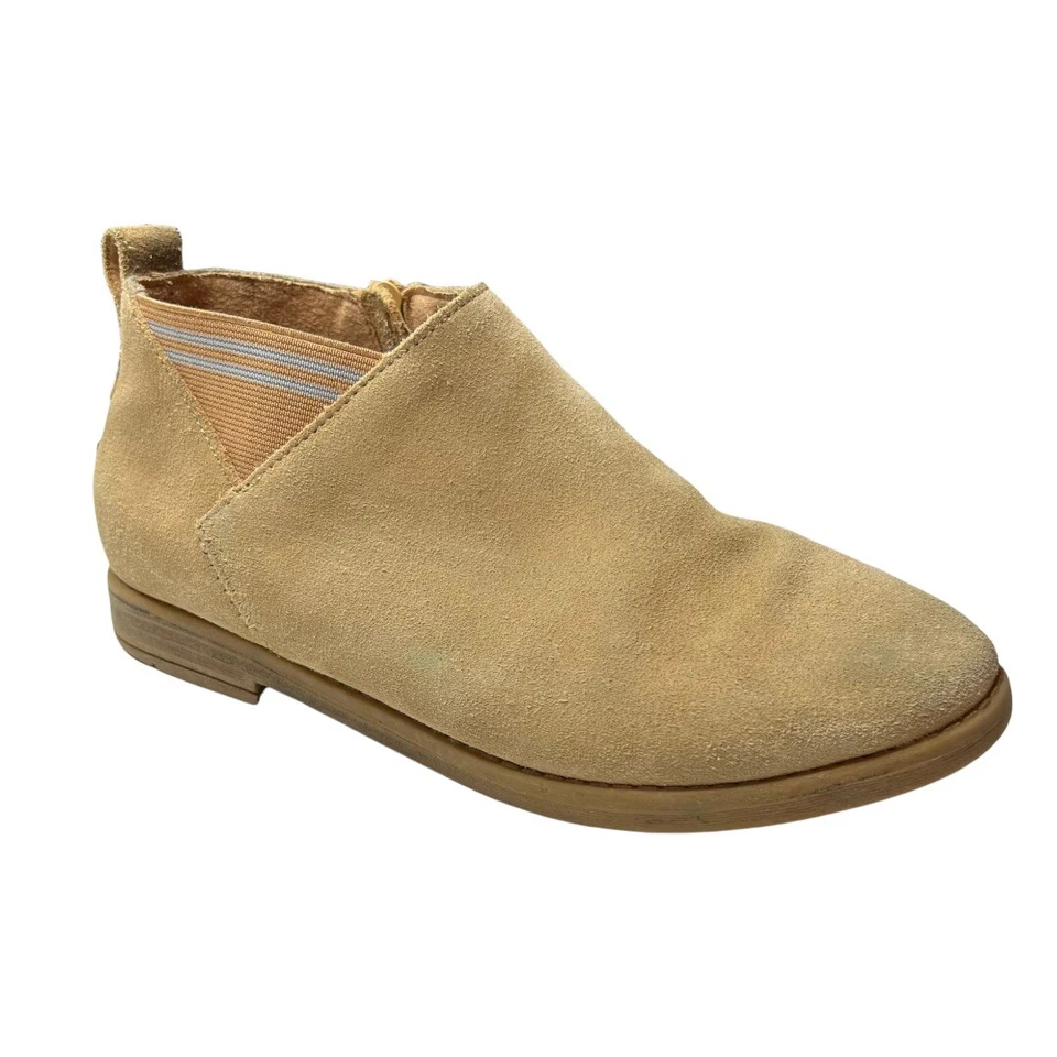 Botín de gamuza beige claro Leilani de Toms Kids Talla 4 Foto 1 de 4