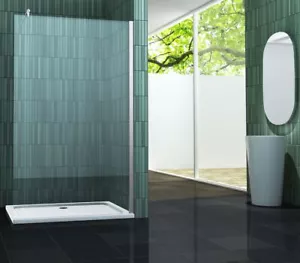 Duschwand FREE Extrahohe 10mm Walkin Glas Duschabtrennung Dusche Duschtrennwand - Bild 1 von 9