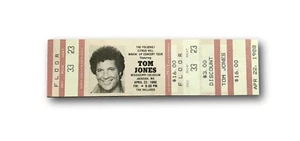 Tom Jones Authentic 1988 Original Konzertkarte 22.04.88 - Bild 1 von 2
