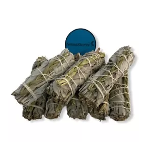 NESSASTORES - Salvia Blanca + Incienso Mancha Hierba Dulce Paquete de 4" #JC-185 (2 piezas) - Imagen 1 de 3