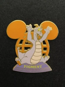 SELTEN LE OLD Disney Pin WDW Ohr Globus Retro Logo Figur Reise in die Fantasie - Bild 1 von 2