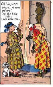 Umoristica Risque Vintage Comic Postcard Manneken Pis Bruxelles PC Circa 1910 7 - Imagen 1 de 1