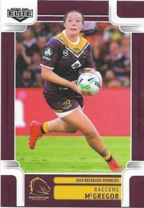 2020 Nrl Elite NRLW (06 / 32) Raecene MCGREGOR Broncos - Picture 1 of 1