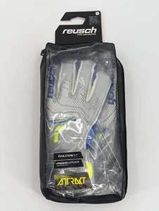 Reusch Goalie Gloves Attrakt Gold X Evolution Cut Finger Support Soccer , New - Picture 1 of 5
