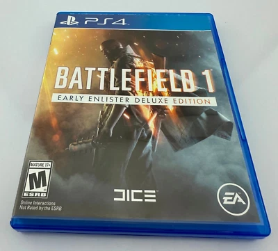 Battlefield 1: Early Enlister Deluxe Edition (SONY PlayStation 4, 2016) - Image 1 of 3